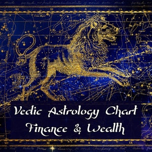 Vedic Astrology Finance & Wealth Chart Reading in Depth - Etsy