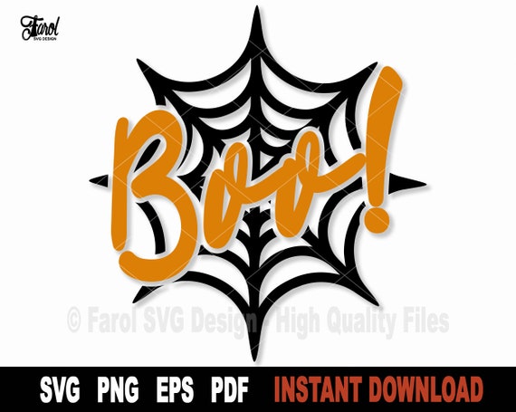 Boo Svg File for Cricut Silhouette Spooky Holiday Halloween - Etsy
