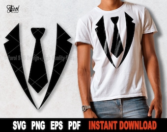 LAOLIUSN T-shirt Uomo Con Stampa Smoking E Cravatta – Maglietta Divertente 3D, Regalo Originale