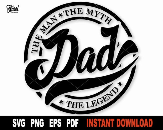 Dad SVG File: Father's Day Shirt Design (Digital Download)