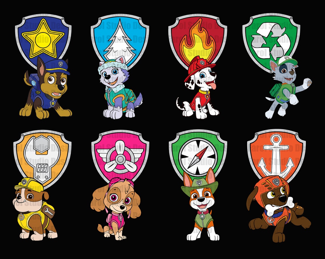 Free Free Paw Patrol Svg Bundle 703 SVG PNG EPS DXF File