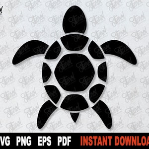 Sea Turtle SVG: Cricut & Silhouette Cut File (Digital Download)