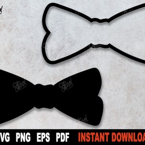 Papillon SVG File per Cricut, Silhouette, Svg Cut File, Bow tie Shapes Clipart, Baby Boy Svg, Sublimation Png- Instant Digital Download