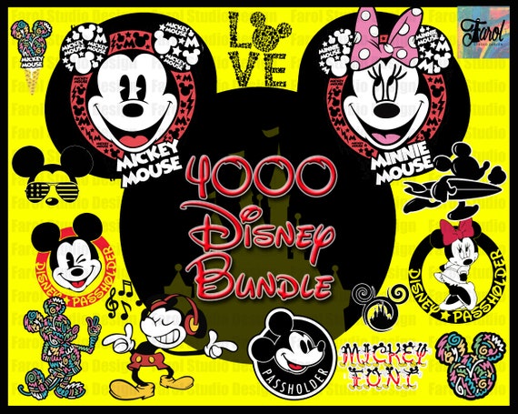 Download 4000 Disney Files Svg Bundle Svg Files For Cricut Huge Svg Bundle Clipart