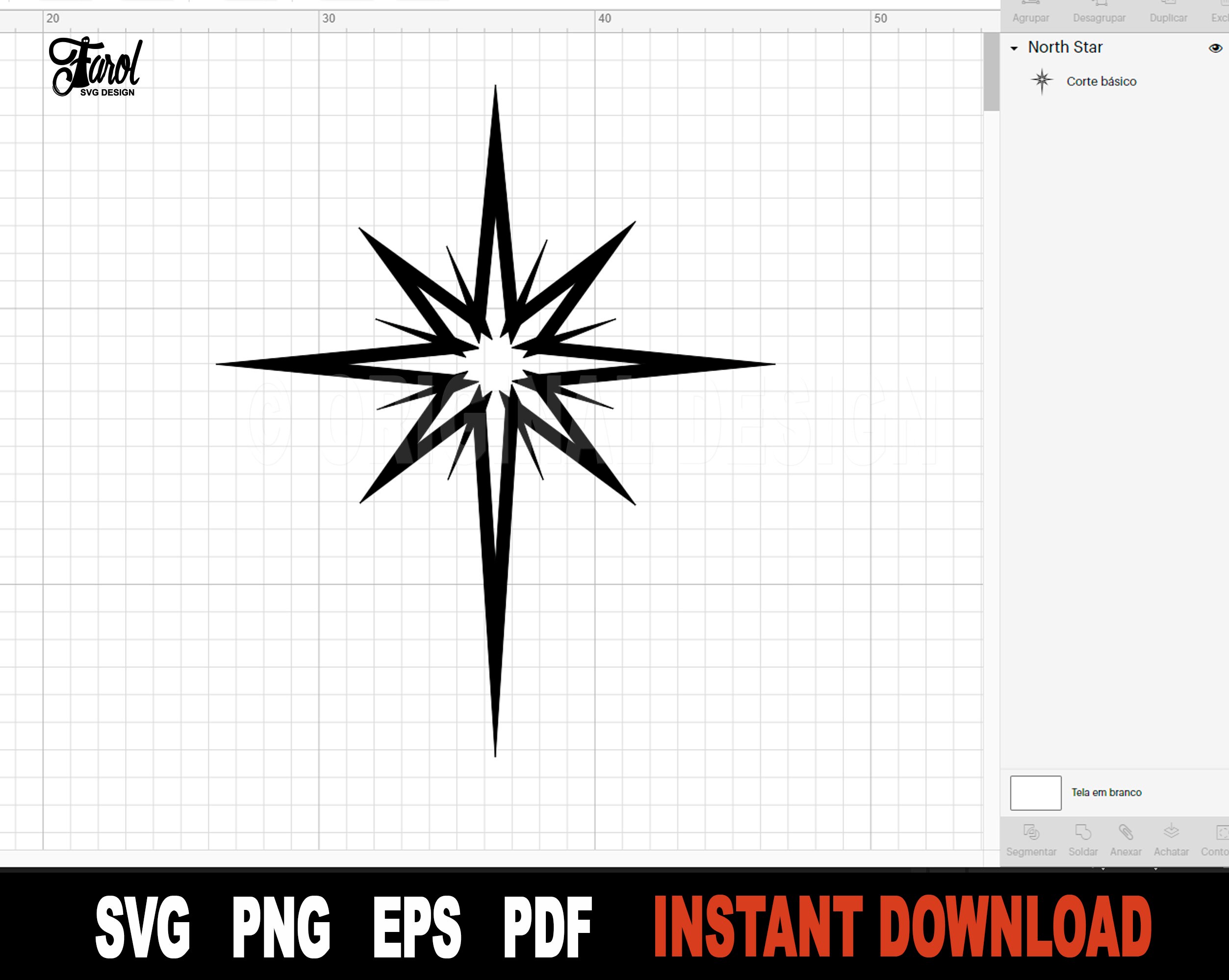 North Star Svg Star of Bethlehem SVG File for Cricut - Etsy Canada