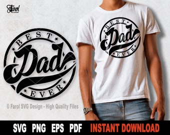 Papá siempre SVG, diseño de camiseta del Día del Padre (descarga digital)