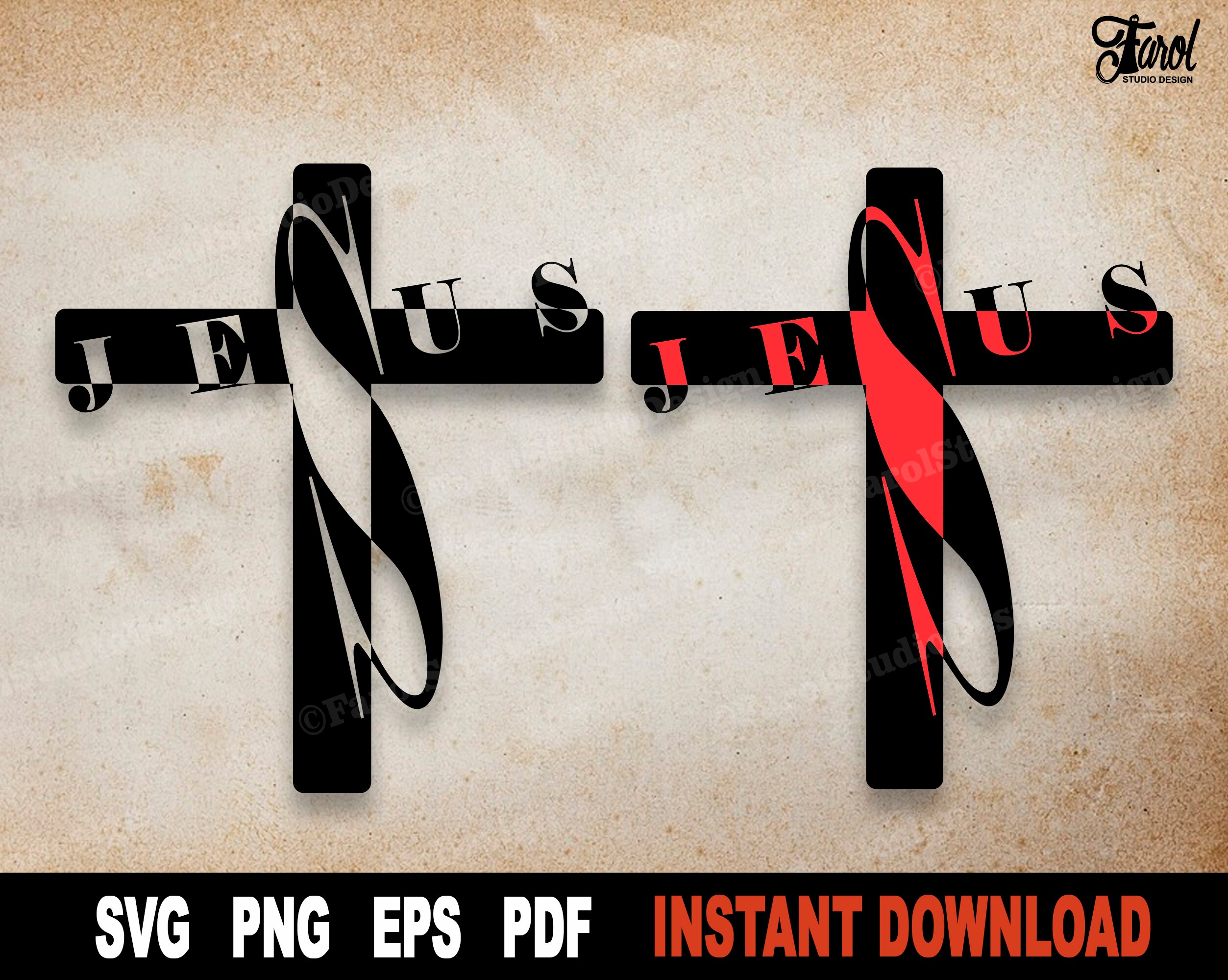 Jesus SVG Cut File Cross Svg SVG File for Cricut - Etsy