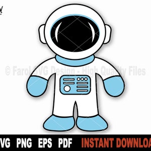 Astronaut-Svg-Datei für Cricut, Silhouette, niedliche Astronaut-Svg-Datei, Weltraum-Svg-Vektor-Clipart, Astronaut-Png-Datei-digitaler Download
