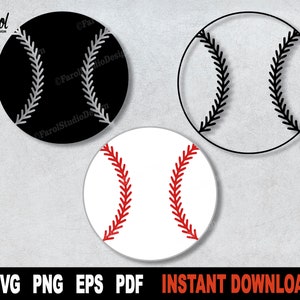 Baseball SVG, Baseball Svg File For Cricut, Silhouette, Baseball svg Cut File, Sport Svg Clipart- Instant Digital Download