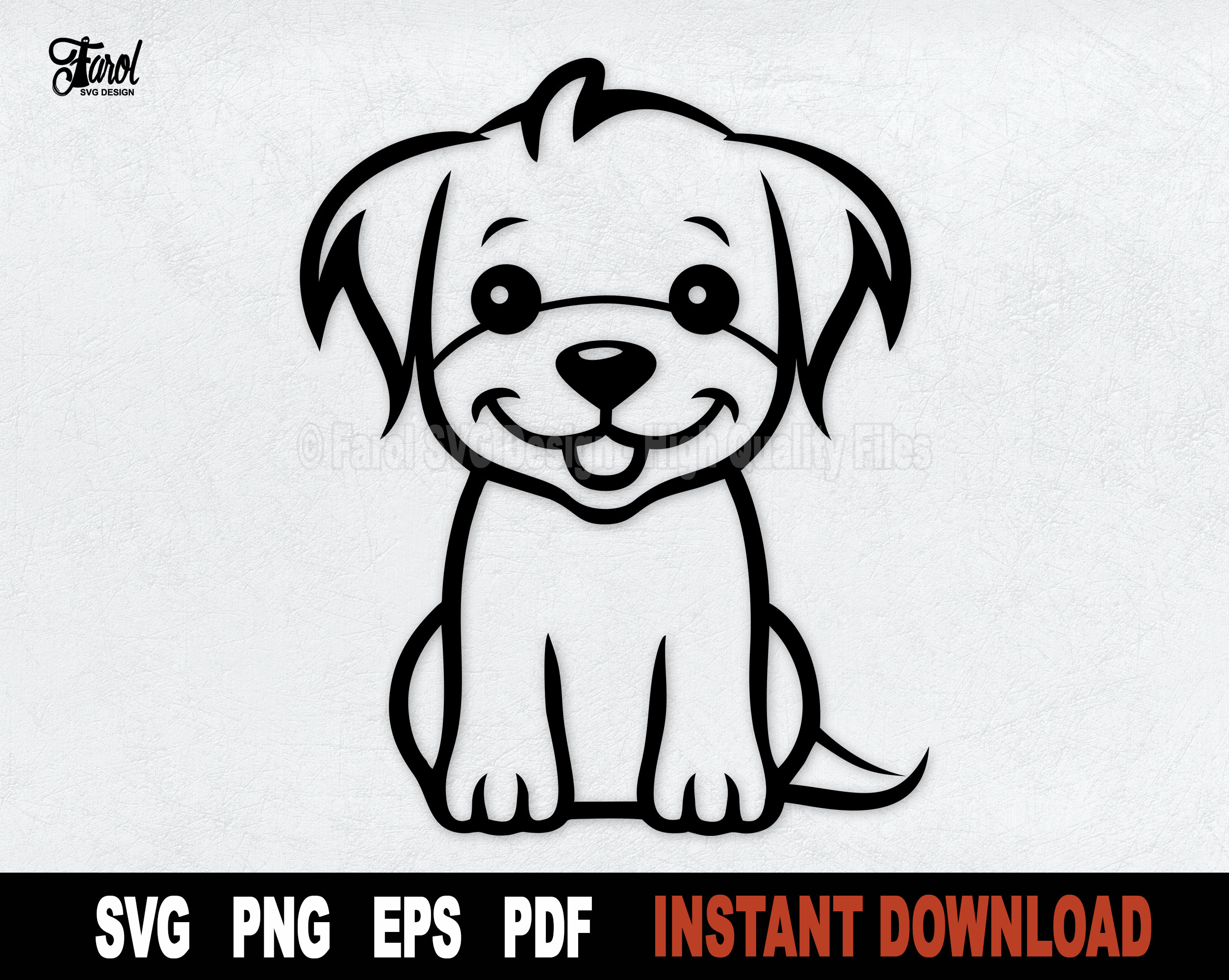 Cute Dog Svg, Dog Svg File, Dog Png File