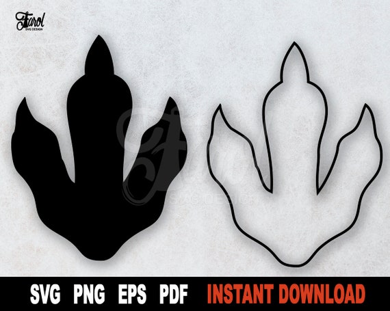 Dinosaur SVG Footprint SVG Tyrannosaurus Rex Svg Dinosaur - Etsy Denmark