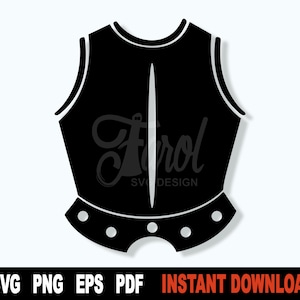 Medieval Breastplate SVG: Armor of God Cricut File (Digital Download)