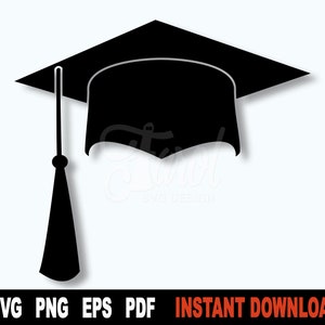 Graduation Cap SVG Graduation Hat SVG Silhouette Graduation Class of 2022 SVG Graduation Files for Cricut - Instant Digital Download
