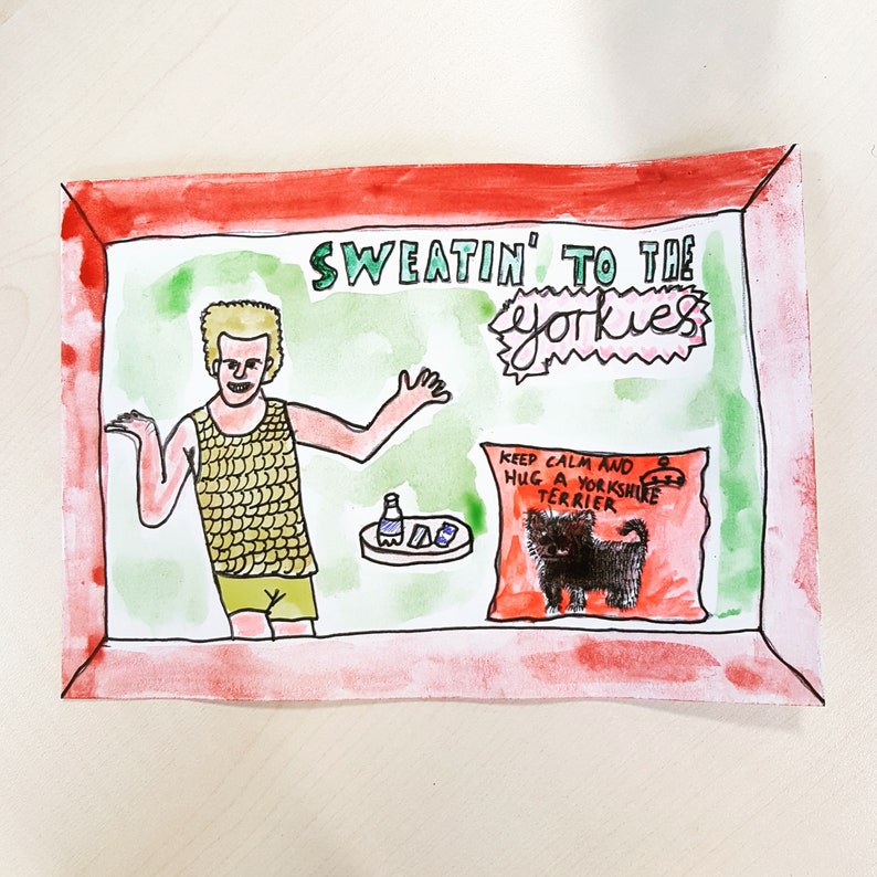 CUSTOM Terrible Celebrity Paintings