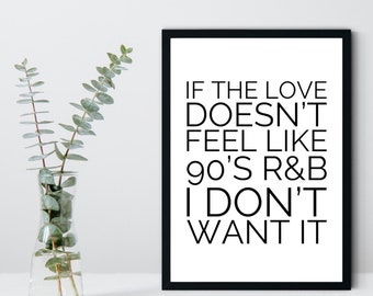90s Music Quote Etsy