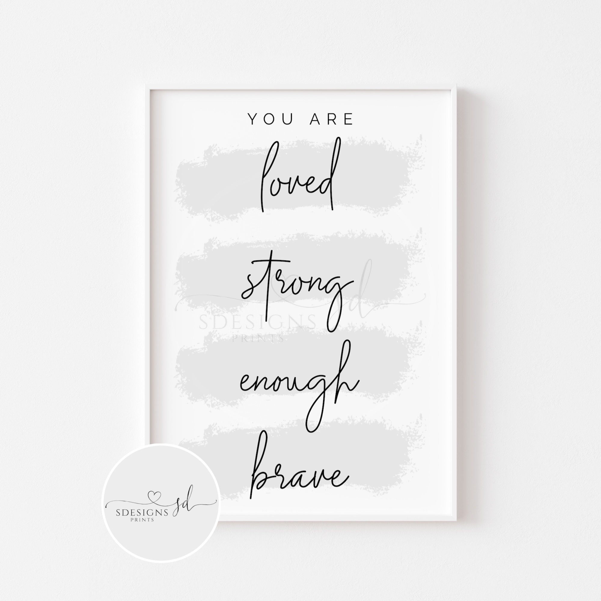 Digital Prints Art & Collectibles Prints Printable Wall Art Affirmation ...