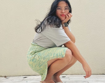 Not Quite Zopfrock Strickmuster | Maxi Midi Minirock Schlitz