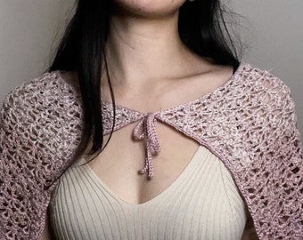 Brielle Spitzen Cape | gehäkelt, Schal, Schultertuch, Strandtuch