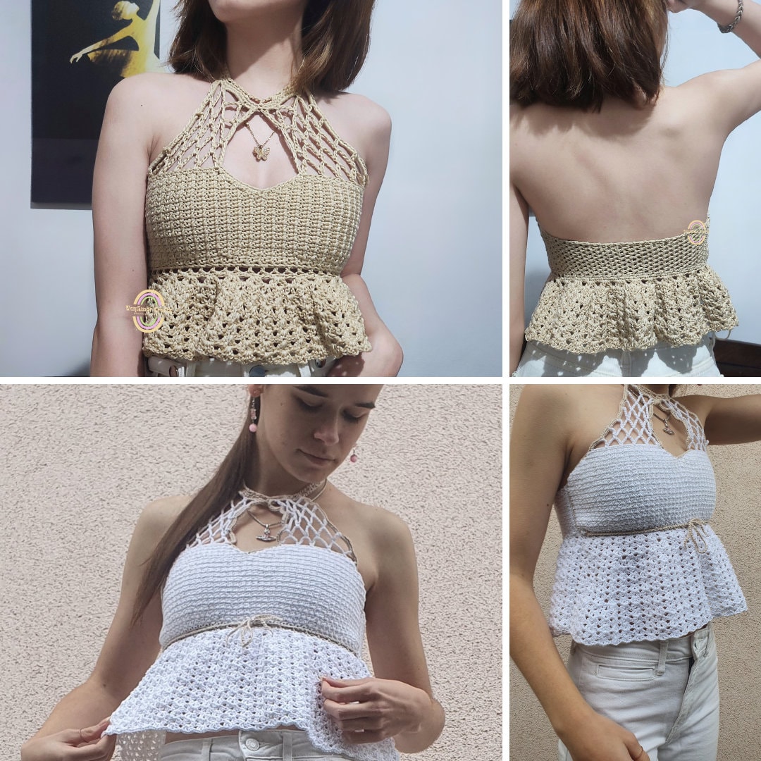 halter top crochet dress Crochet Halter Dress