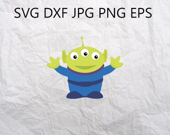 Download Free Toy Story Alien Svg Etsy SVG Cut Files
