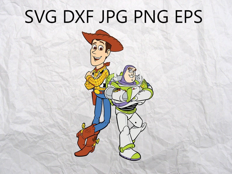Download SVG Woody JPEG DXF eps vector toy clipart File for Sheriff | Etsy