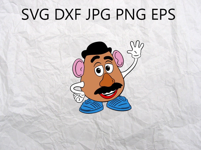 SVG potato JPEG mr potato DXF eps vector toy clipart File | Etsy