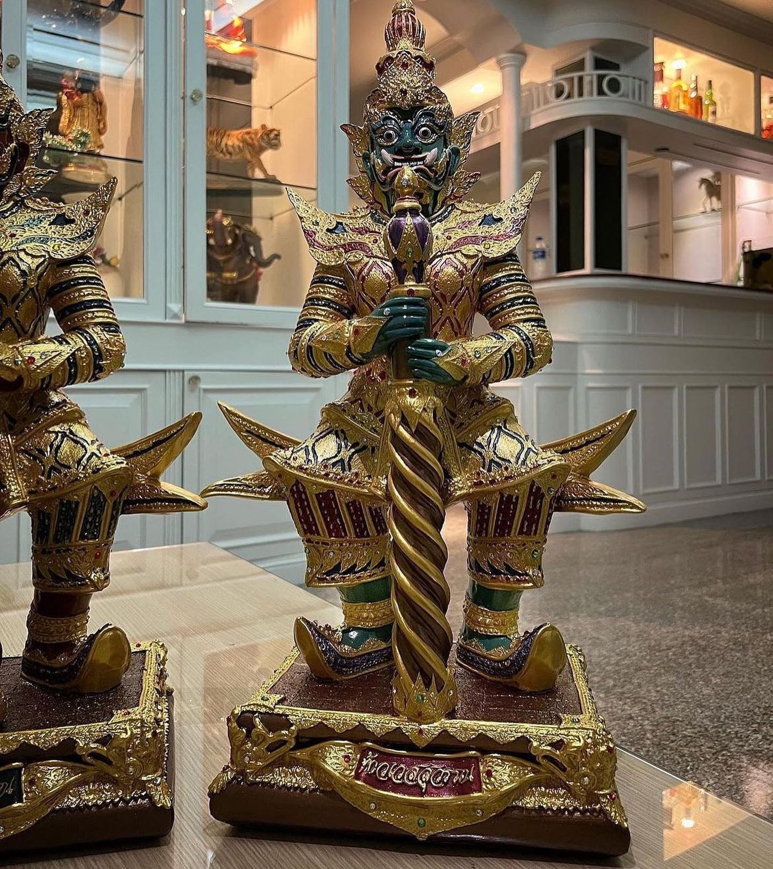 Large Thao Wessuwan Height 59 Cm. Giant Statue Thai Buddha Etsy