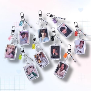 Custom K-pop Photo Keychain