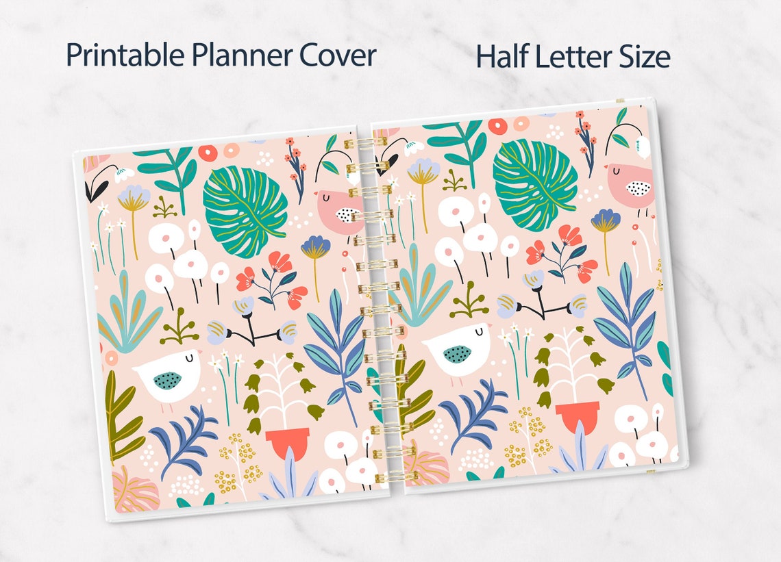 Half Letter Dashboard Half Sheet Planner Cover Notebook Etsy