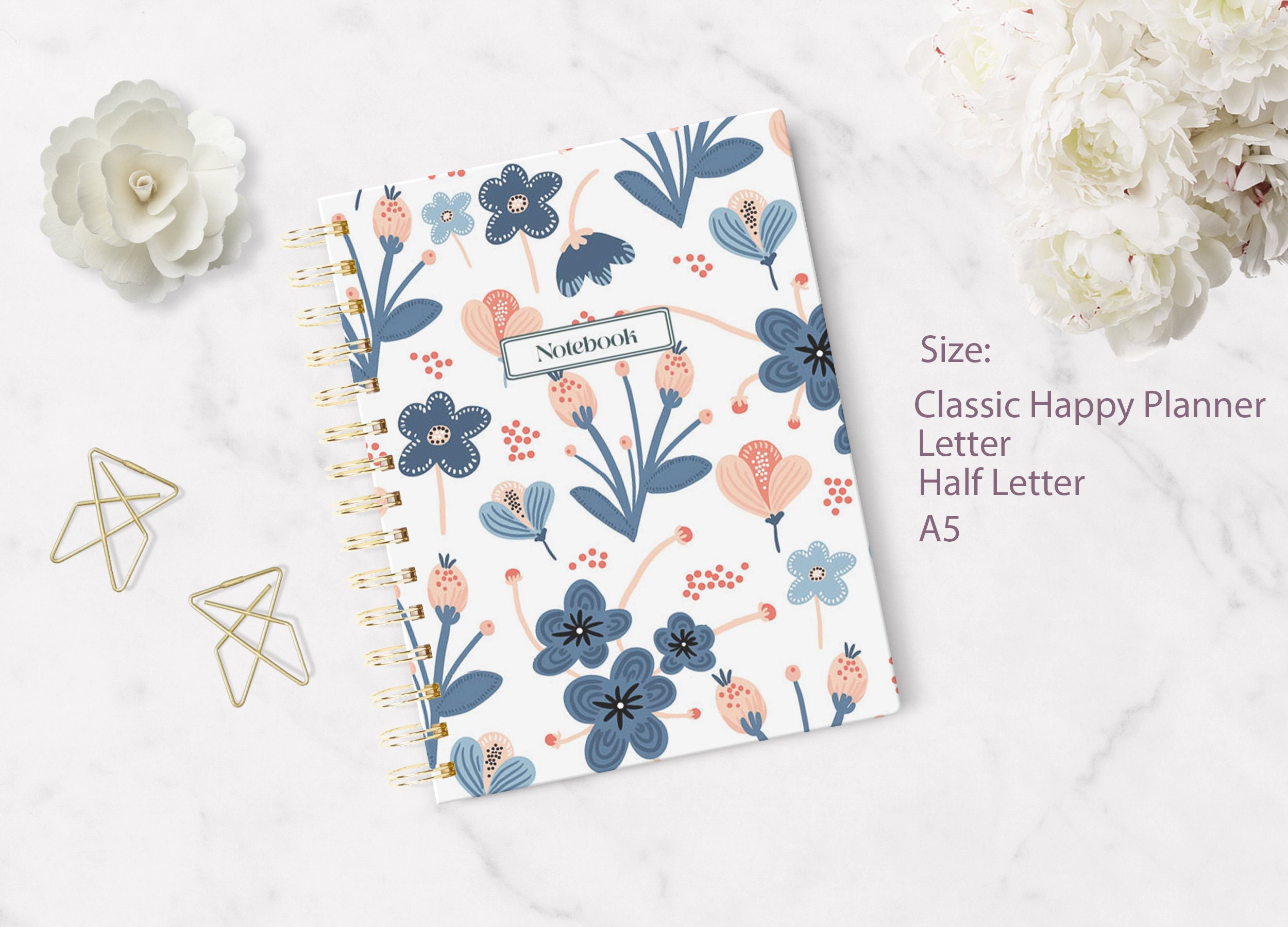 Notebook cover pattern a5 notebook cover Cover Printable Etsy