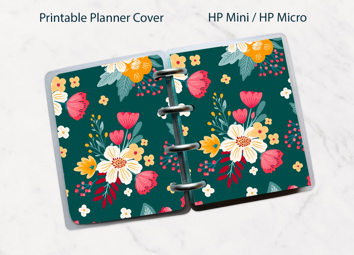 Micro happy planner cover Printable mini happy planner cover | Etsy