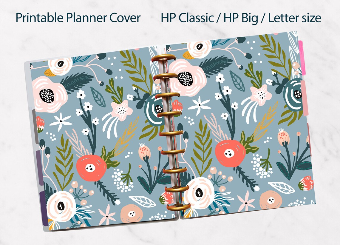 Classic Happy planner cover Printable Big happy planner Etsy