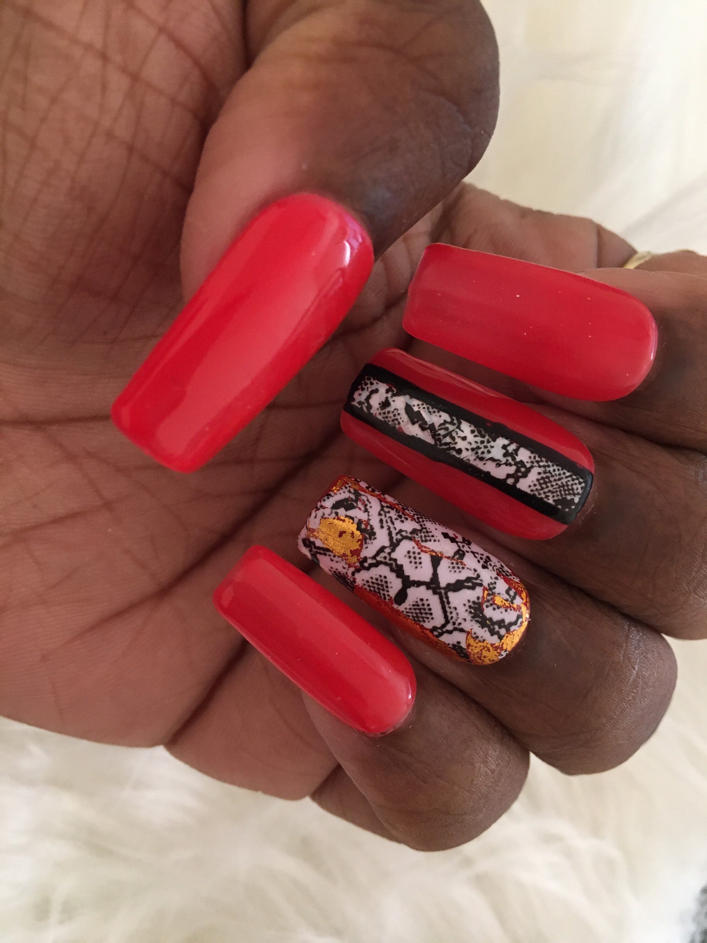 Buy Vixen Pink Snake Print Press on Nail Set Online in India - Etsy Buy Vixen Pink Snake Print Press on Nail Set Online in India - Etsy