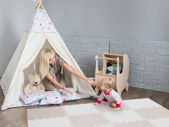Baby girl best sale foam play mat
