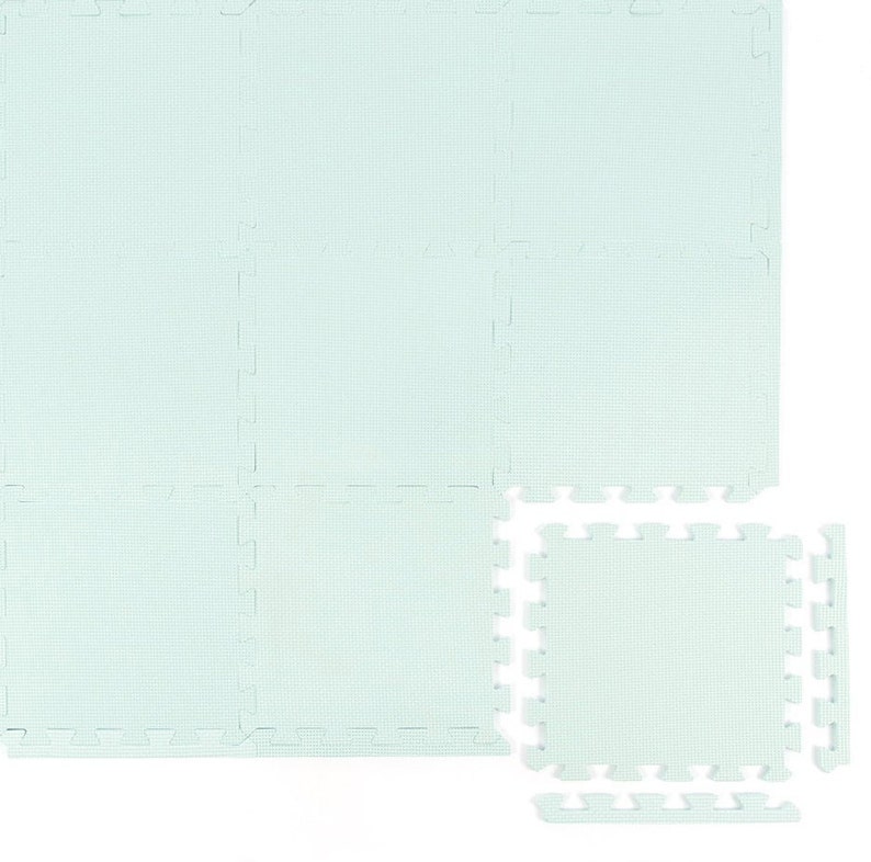 Mint Ice Green Baby Play Mats Bundle Eva Foam NonSlip Etsy