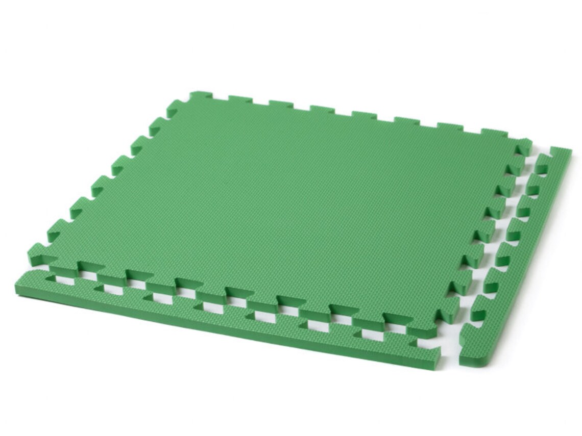 Chroma Green Mats Bundle Eva Foam Nonslip Soft Floor Tiles for Green Screen Photography & Film