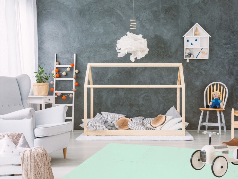 Mint Ice Green Baby Play Mats Bundle Eva Foam NonSlip Etsy