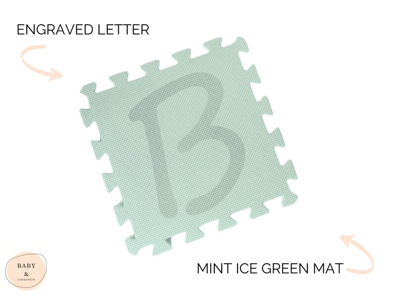 Mint Ice Green Baby Play Mats Bundle Eva Foam NonSlip Etsy
