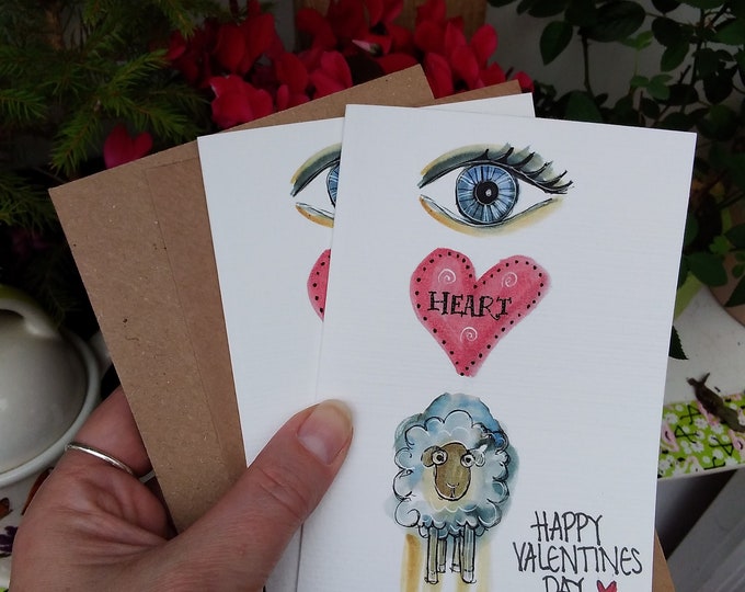 Eye Love Ewe valentines card