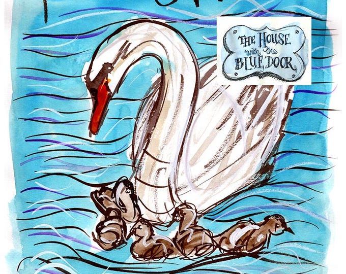 You're swan in a million print