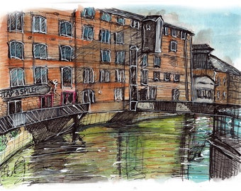 Haven Mill along the Freshney print