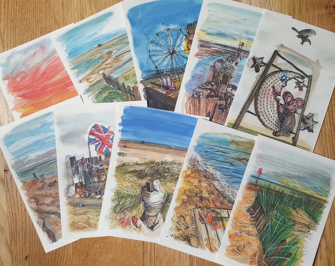 10 postcard-size prints