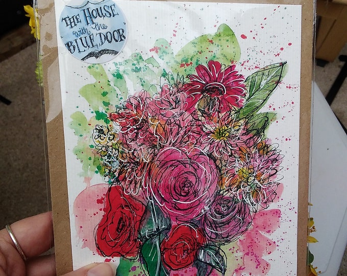 Handmade mothers day card