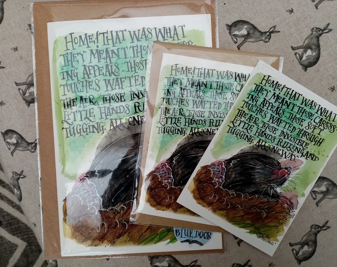 Mole quote illustration range of cards