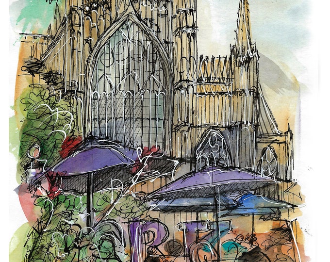 York minster in summer