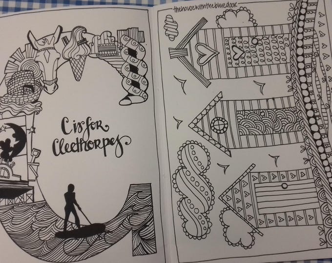 Gy and Clee colouring book