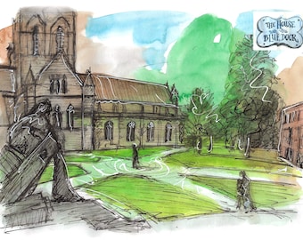 Grimsby minster 2021 print