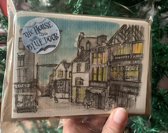 Set of 10 Old Grimsby Christmas cards