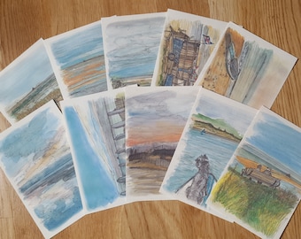 Set of 10 postcard-size prints - PACK 2
