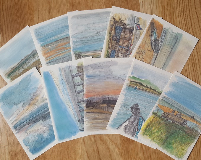 Set of 10 postcard-size prints - PACK 2